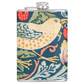 ヴィンテージウィリアム・モリス「いちご泥棒」パターン フラスク (正面)