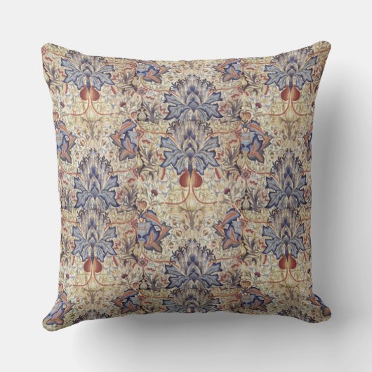 ヴィンテージウィリアム・モリス・アーティチョーク クッション (裏面)