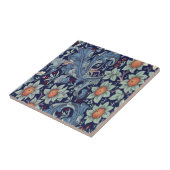 ヴィンテージウィリアム・モリス・オーチャードフルーツパターン(の模様が)ある タイル (側面)