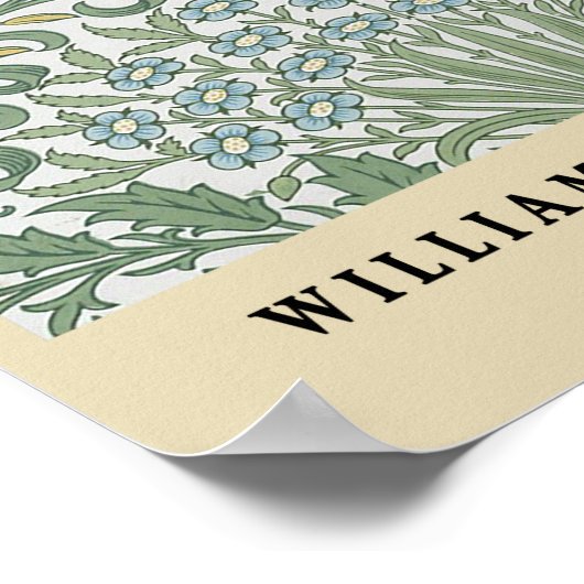 ヴィンテージウィリアム・モリス・ガーデン展 ポスター (角)