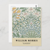 ヴィンテージウィリアム・モリス・ガーデン展 ポストカード (正面/裏面)