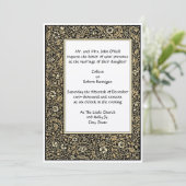 ヴィンテージウィリアム・モリス・ケmscott縁どフローラ 招待状 (スタンド正面)