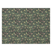 ヴィンテージウィリアム・モリス・ザクロ粒フルーツパターン テーブルクロス (正面(横))