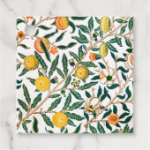 ヴィンテージウィリアム・モリス「ザクロ」メッセージカード フェイバータグ (正面)