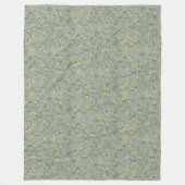 ヴィンテージウィリアム・モリス・ジャスミン フリースブランケット (正面)