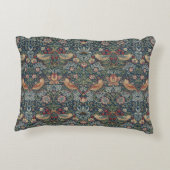 ヴィンテージウィリアム・モリス・ストロベリー泥棒 アクセントクッション (裏面)