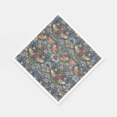 ヴィンテージウィリアム・モリス・ストロベリー泥棒 スタンダードランチョンナプキン (角)