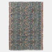 ヴィンテージウィリアム・モリス・ストロベリー泥棒 スローブランケット (正面縦)