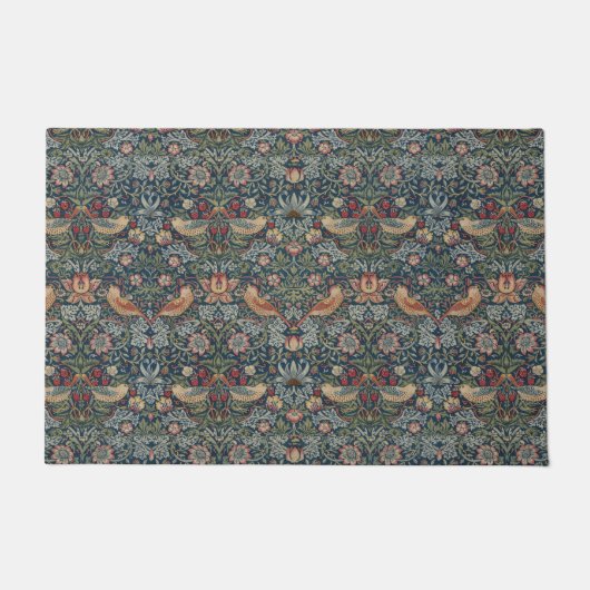 ヴィンテージウィリアム・モリス・ストロベリー泥棒 ドアマット (正面)