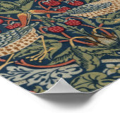 ヴィンテージウィリアム・モリス・ストロベリー泥棒 ポスター (角)