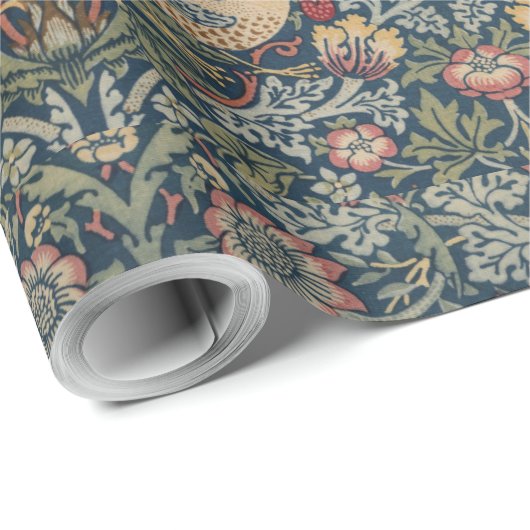 ヴィンテージウィリアム・モリス・ストロベリー泥棒 ラッピングペーパー (ロールコーナー)