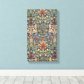 ヴィンテージウィリアム・モリス・スネークヘッド キャンバスプリント (インサイチュ (ウッドフロア))