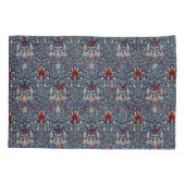 ヴィンテージウィリアム・モリス・スネークヘッド 枕カバー (裏面-左)