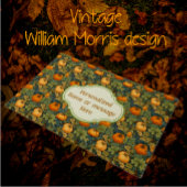 ヴィンテージウィリアム・モリス・パンプキンズとリス クッション