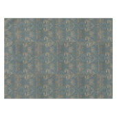 ヴィンテージウィリアム・モリス・ピーコックアンドドラゴン テーブルクロス (正面(横))