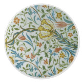 ヴィンテージウィリアム・モリス・フローラ セラミックノブ (正面)