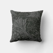 ヴィンテージウィリアム・モリス・マリゴールド・パターン・モノグラム クッション (裏面)