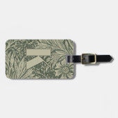 ヴィンテージウィリアム・モリス・マリゴールド・パターン ラゲッジタグ (正面横)