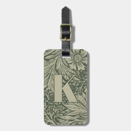 ヴィンテージウィリアム・モリス・マリゴールド・パターン ラゲッジタグ