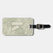 ヴィンテージウィリアム・モリス・マリゴールド・パターン ラゲッジタグ (正面横)