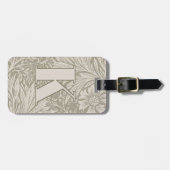 ヴィンテージウィリアム・モリス・マリゴールド・パターン ラゲッジタグ (正面横)