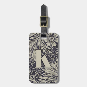 ヴィンテージウィリアム・モリス・マリゴールド・パターン ラゲッジタグ