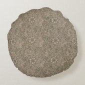 ヴィンテージウィリアム・モリス・マリゴールド ラウンドクッション (裏面)