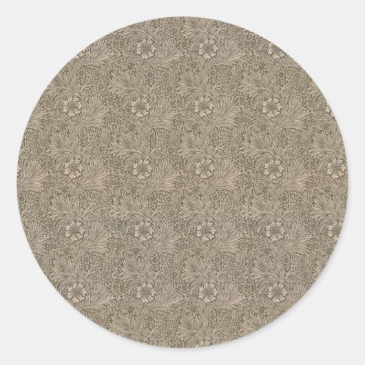 ヴィンテージウィリアム・モリス・マリゴールド ラウンドシール (正面)