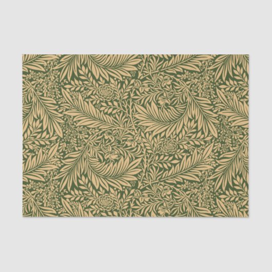 ヴィンテージウィリアム・モリス・ラークスパーパターン 薄葉紙 (正面)