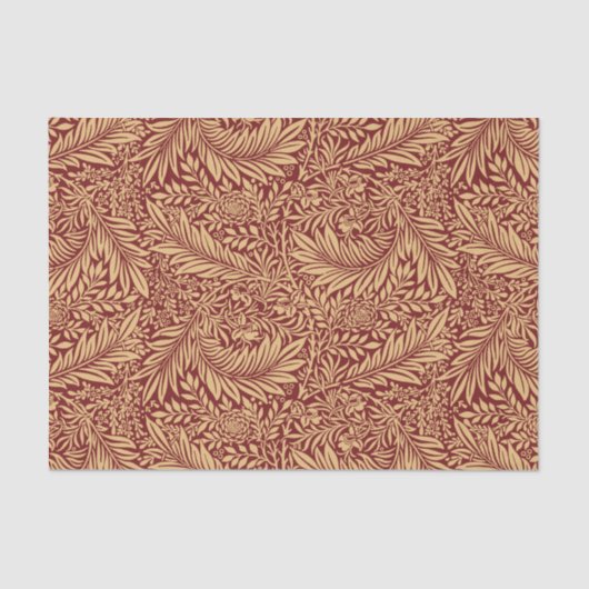 ヴィンテージウィリアム・モリス・ラークスパーパターン 薄葉紙 (正面)