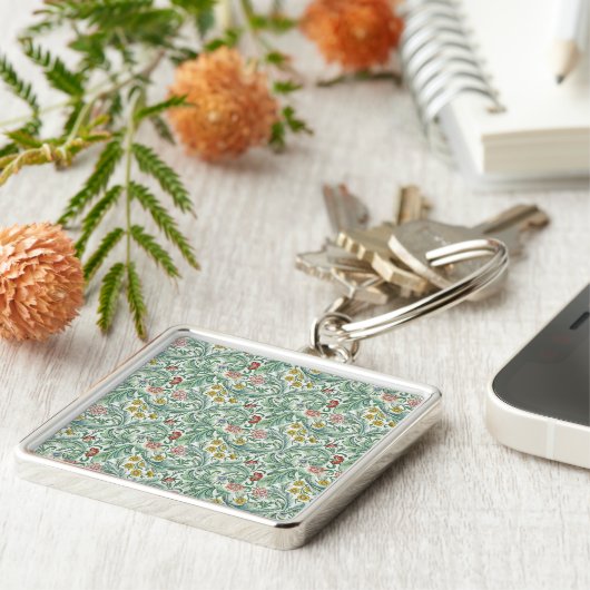 ヴィンテージウィリアム・モリス・レスター磁石 キーホルダー (側面)