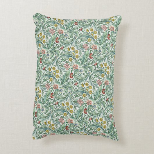 ヴィンテージウィリアム・モリス・レスター アクセントクッション (裏面(縦))
