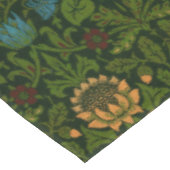 ヴィンテージウィリアム・モリス・ヴァイオレットとオダマキ（植物） テーブルクロス (アングル)