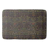 ヴィンテージウィリアム・モリス・ヴァイオレットとオダマキ(植物) バスマット (正面)