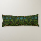 ヴィンテージウィリアム・モリス・ヴァイオレットとオダマキ（植物） ボディピロー (裏面)