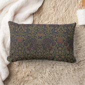 ヴィンテージウィリアム・モリス・ヴァイオレットとオダマキ（植物） ランバークッション (ブランケット)