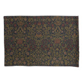 ヴィンテージウィリアム・モリス・ヴァイオレットとオダマキ(植物) 枕カバー (正面左)