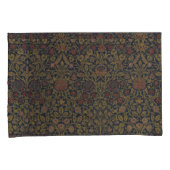 ヴィンテージウィリアム・モリス・ヴァイオレットとオダマキ(植物) 枕カバー (正面右)