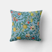 ヴィンテージウィリアム・モリス「4つの果実」パターン クッション (裏面)