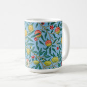 ヴィンテージウィリアム・モリス「4つの果実」パターン コーヒーマグカップ (正面右)