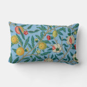 ヴィンテージウィリアム・モリス「4つの果実」パターン ランバークッション (裏面)