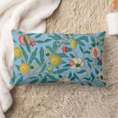 ヴィンテージウィリアム・モリス「4つの果実」パターン ランバークッション (ブランケット)