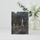 ヴィンテージウィリアム・H・ロビンソン私は教会の傍に住む ポストカード (スタンド正面)