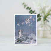 ヴィンテージウィリアム・H・ロビンソン・キューピッドとマーメイド ポストカード (スタンド正面)