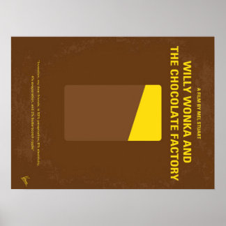 ヴィンテージウィリー・ウォンカとチョコレート工場 ポスター