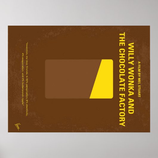 ヴィンテージウィリー・ウォンカとチョコレート工場 ポスター (正面)