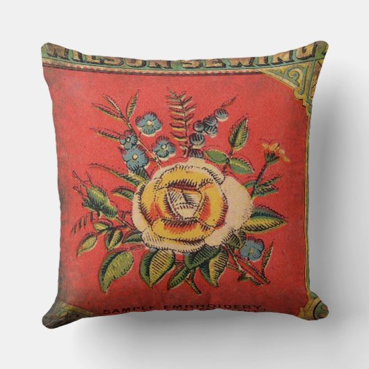 ヴィンテージウィルソン裁縫 クッション (裏面)