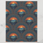 ヴィンテージウィルダネサンセットマンダラアールデコホタテ (正面)