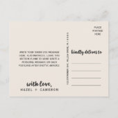 ヴィンテージウィルダネスありがとう ポストカード (裏面)