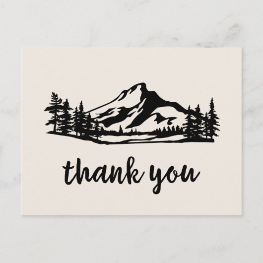 ヴィンテージウィルダネスありがとう ポストカード (正面)